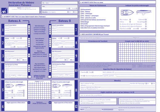 Attestation et documents pour déclaration de sinistre
