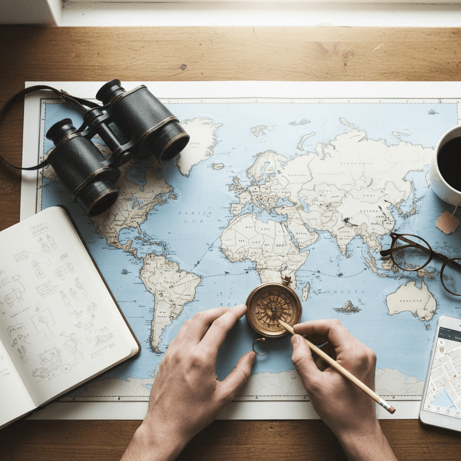 Planification de l'itinéraire d'une traversée de l'Atlantique