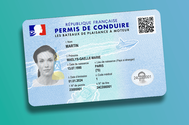 Nouveau permis bateau Français